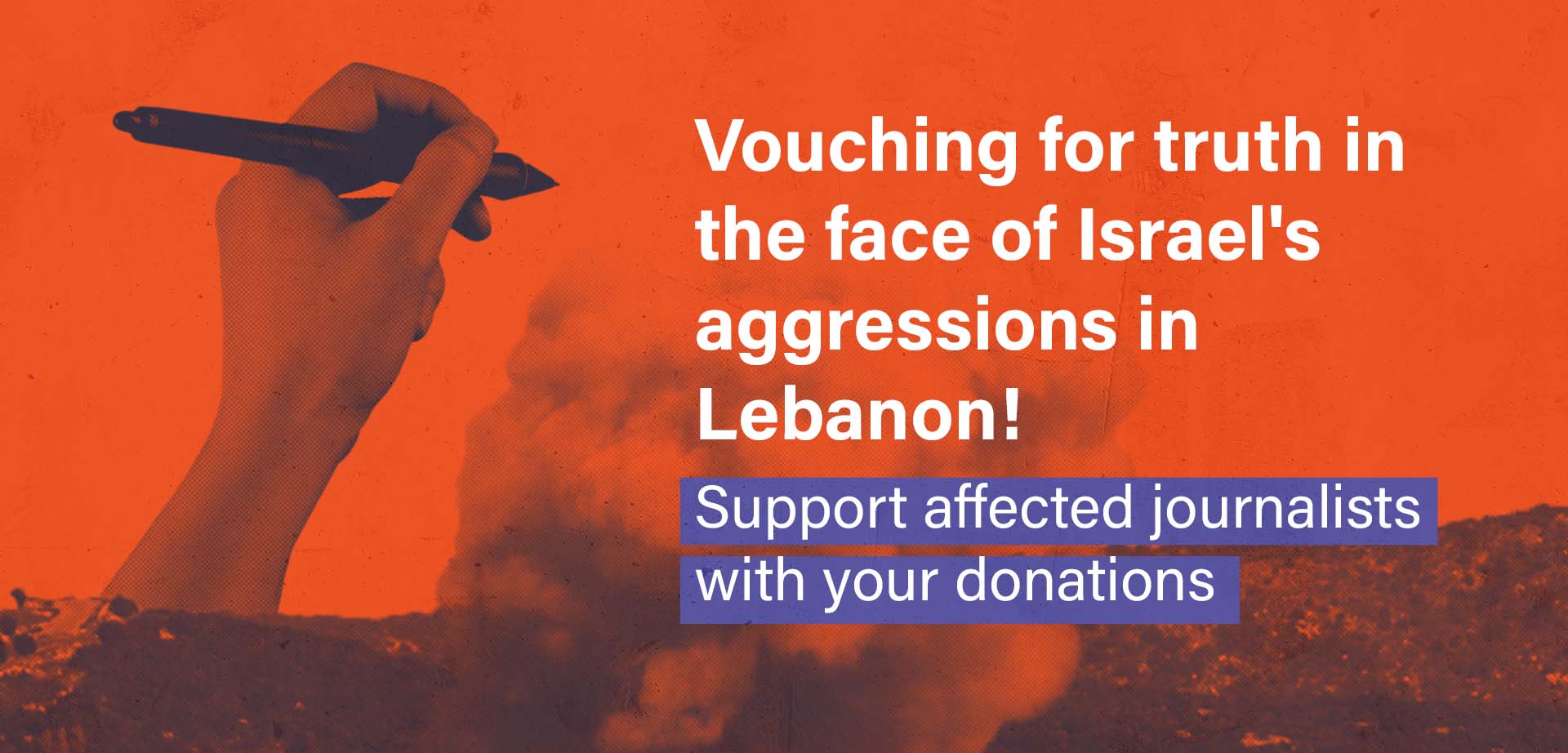 Support affected journalists with your donations