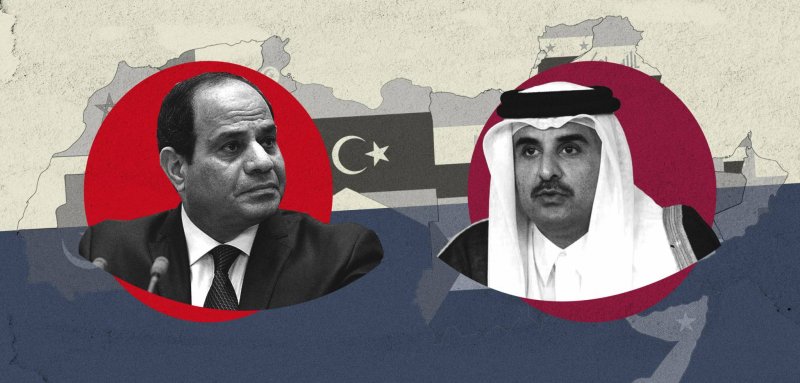 السيسي يحضر فجأة وأمير قطر يغادر فجأة...ماذا حدث في قمة تونس؟