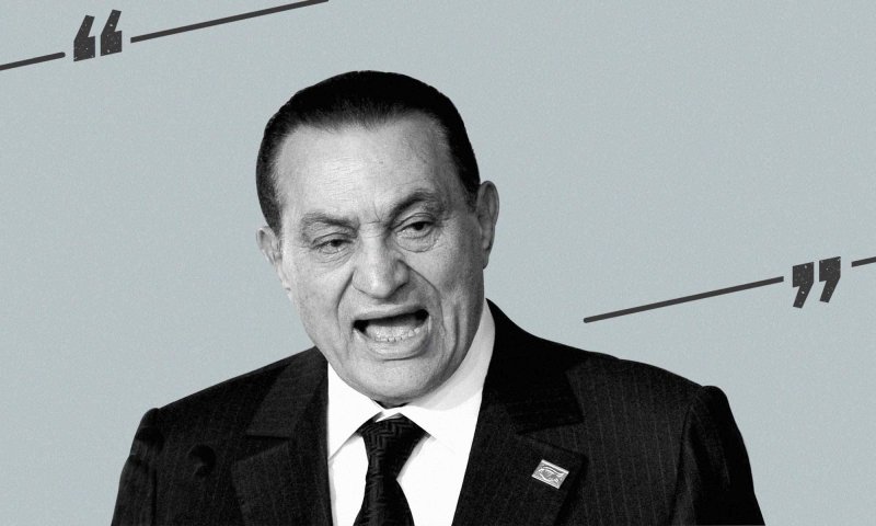 حسني مبارك يتحدث عن 