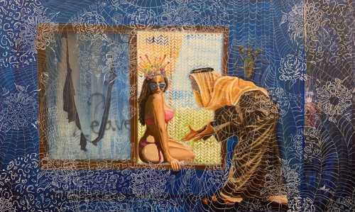 "لا يوجد أي شيء جنسي"... إغلاق معرض فنانة كويتية حكت "نفاق" المجتمع