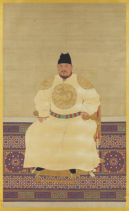 تباينت أحوالهم باختلاف الأسر والأنظمة الحاكمة... حكاية المسلمين في الصين منذ القرن السابع 440px-A_Seated_Portrait_of_Ming_Emperor_Taizu_563617