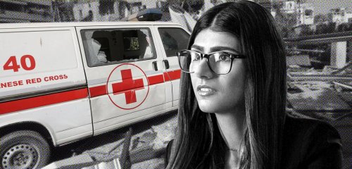 "تتألم لأجل بلدها"... ميا خليفة الممنوعة من دخول لبنان تتبرع لتضميد جراحه