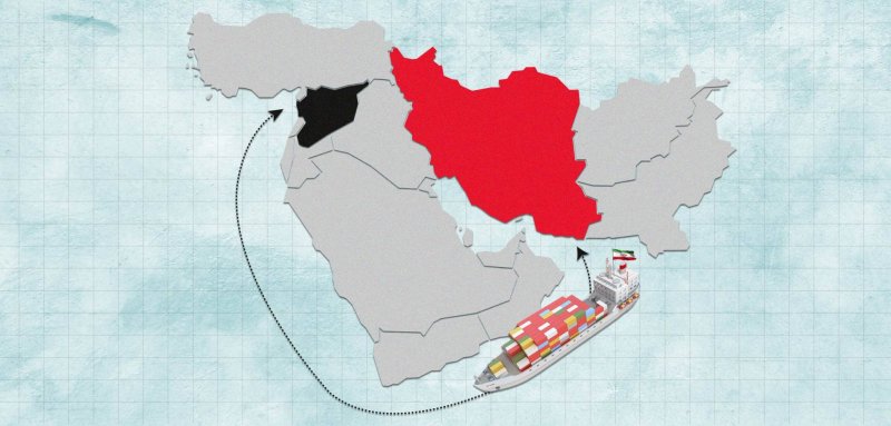 التبادل التجاري الإيراني السوري وتدشين خط بحري يربط البلدين