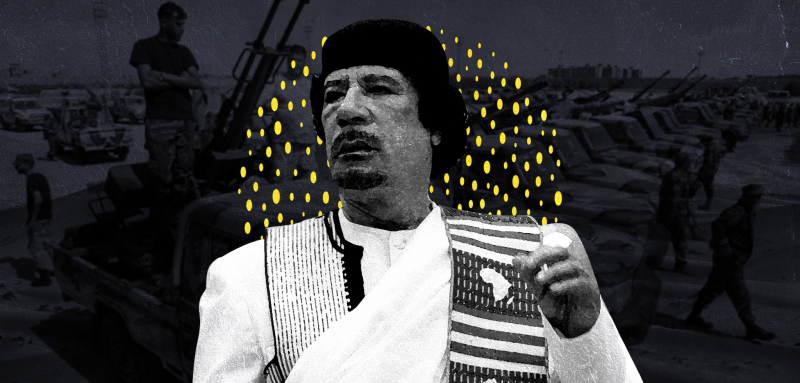 لم يكن موتاً لرجل واحد... كيف يهدد قتل القذافي كرسي إيمانويل ماكرون؟