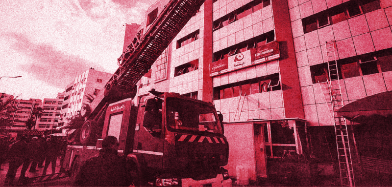 شخص يحرق نفسه في مقرّ حزب النهضة التونسي... وملف التعويضات يطفو على السطح