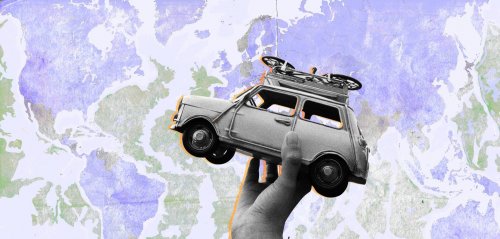 ماذا لو سافرنا حول العالم بسيارة صغيرة بيضاء؟