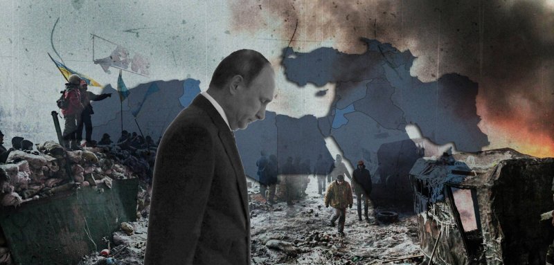 سياسات شرق أوسطية في الحرب الروسية