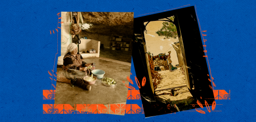 Palestinians living in caves: "So we won’t have homes for them to demolish"