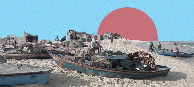 حرّاس البحر في غزة... أميال الموت من أمامهم، ومن خلفهم أسواق مُعْدمة