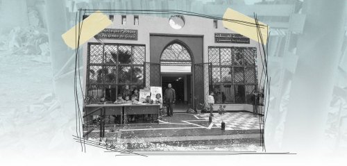 صورة أبو عمّار والمكتبة وحي الرمال… حين أبيدت أماكن الغزيين المحببة
