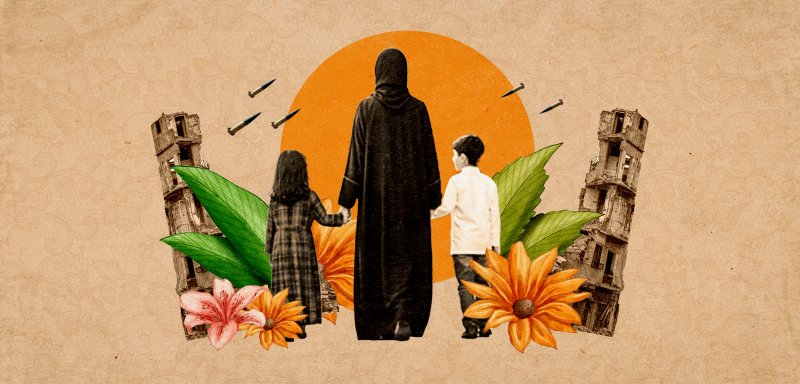 القلوب تُنجب لا الأرحام… نساء غزّيات يتبنّين أيتام الإبادة