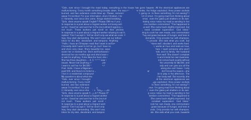 "Obedient and for sale": Migrant domestic workers in Iraq