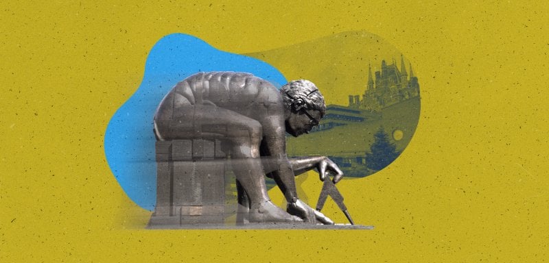 نيوتن… مثارَ جَدلٍ على مدخل المكتبة البريطانية
