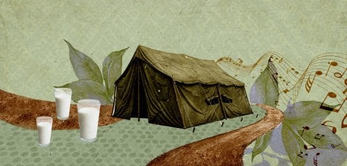 ليلتي الأخيرة في الخيمة مع صوت مها فتوني
