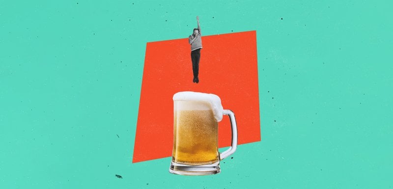 حديث مع البيرة الألمانية 
