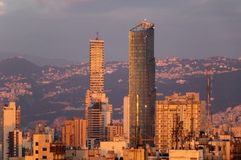 Beirut,/,Lebanon,-,Circa,April,2019:,Beirut,Bathes,In