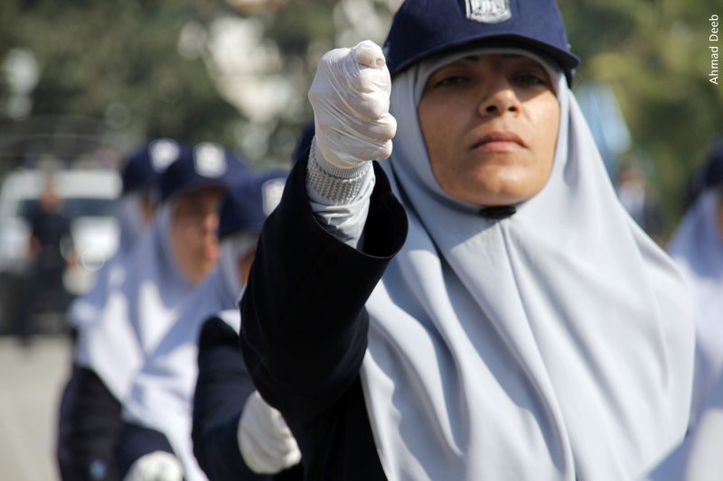 الشرطة النسائية في قطاع غزة