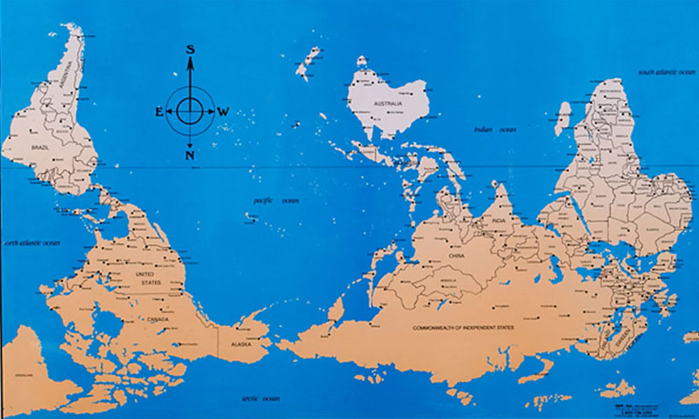 خريطة العالم النرجسية