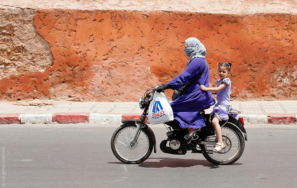 مراكش... مدينة سائقات الدراجات النارية