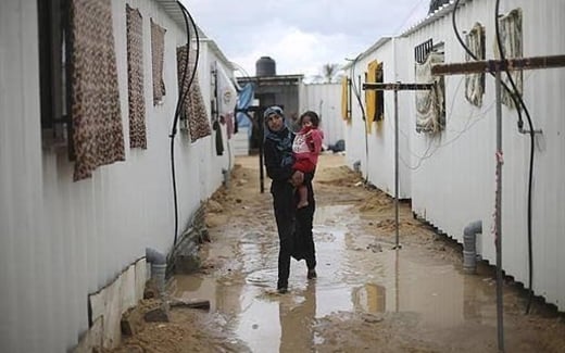 كيف يقضي مشرّدو غزة فصل الشتاء؟