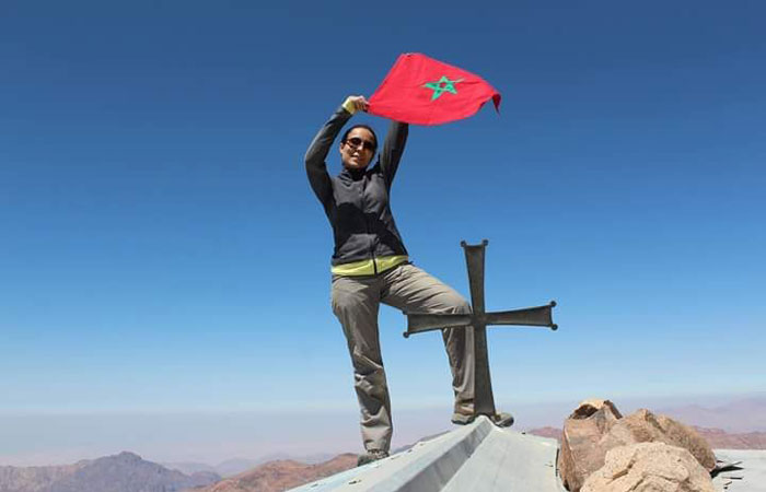 مريم بورجة اختارت تسلق الجبال لنبذ العنف ونشر السلام ومحاربة السرطان