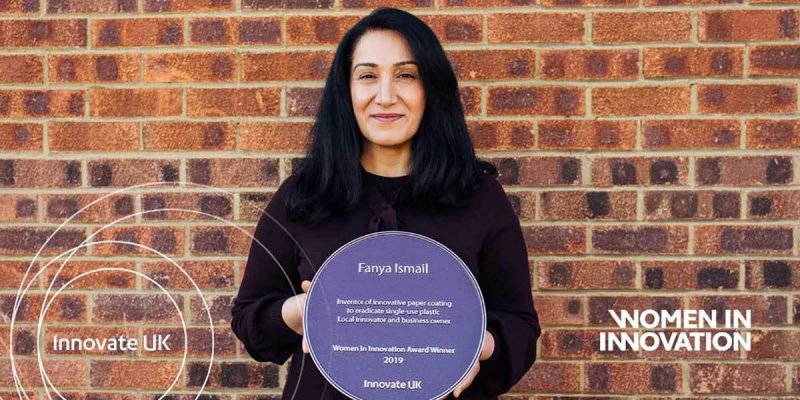 طلاء للأكواب الورقية يتوّج فانيا إسماعيل "سيدة بريطانيا للابتكارات 2019"